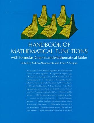 Handbook of Mathematical Functions: with Formulas, Graphs, and Mathematical Tables (Dover Books on Mathematics) cover
