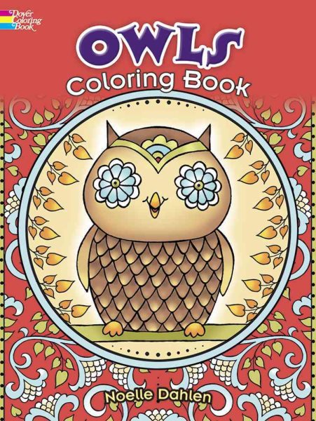 Owls Coloring Book (Dover Coloring Books) cover