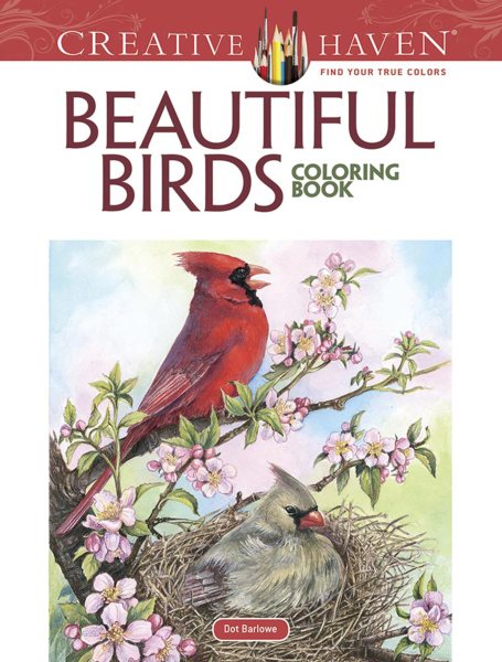 Adult Coloring Beautiful Birds Coloring Book (Creative Haven Coloring Books) cover