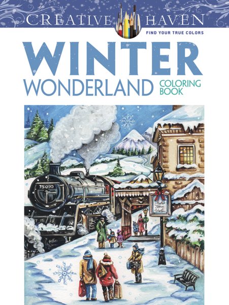 Creative Haven Winter Wonderland Coloring Book (Creative Haven Coloring Books) cover