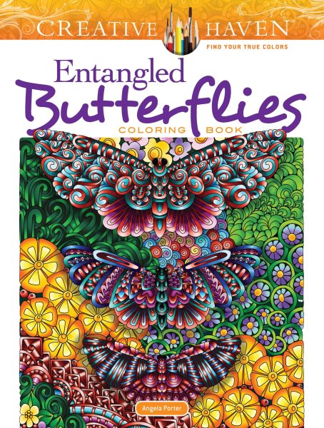 Creative Haven Entangled Butterflies Coloring Book (Adult Coloring Books: Insects) cover