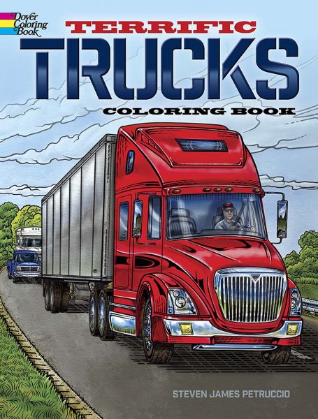 Terrific Trucks Coloring Book (Dover Planes Trains Automobiles Coloring)