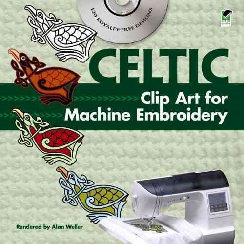 Celtic Clip Art for Machine Embroidery (Dover Clip Art Embroidery) cover