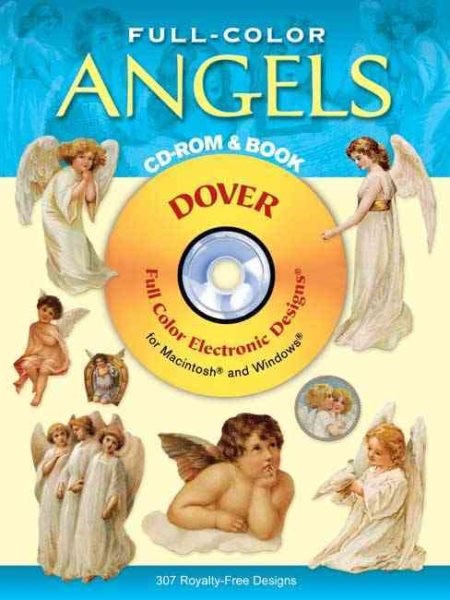 Full-Color Angels CD-ROM and Book (Dover Electronic Clip Art) cover