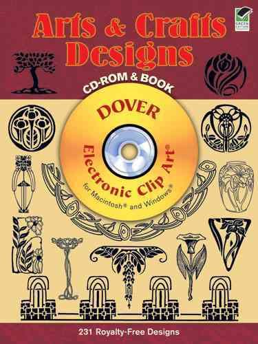 Arts and Crafts Designs CD-ROM and Book (Dover Electronic Clip Art) cover
