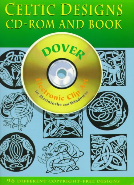 Celtic Designs CD-ROM and Book (Dover Electronic Clip Art) cover