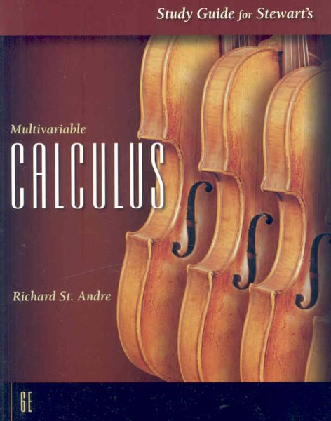 Study Guide for Stewart's Multivariable Calculus, 6th cover