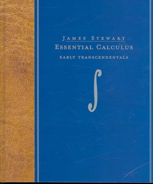 Essential Calculus: Early Transcendentals (Stewart's Calculus Series) cover