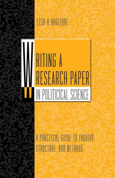 Writing a Research Paper in Political Science cover
