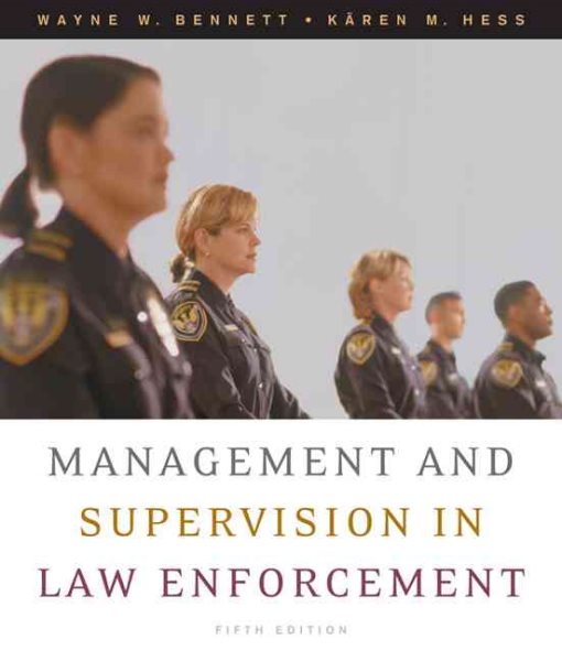 Management and Supervision in Law Enforcement cover