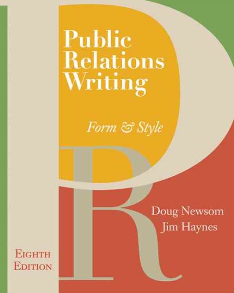 Public Relations Writing: Form & Style cover