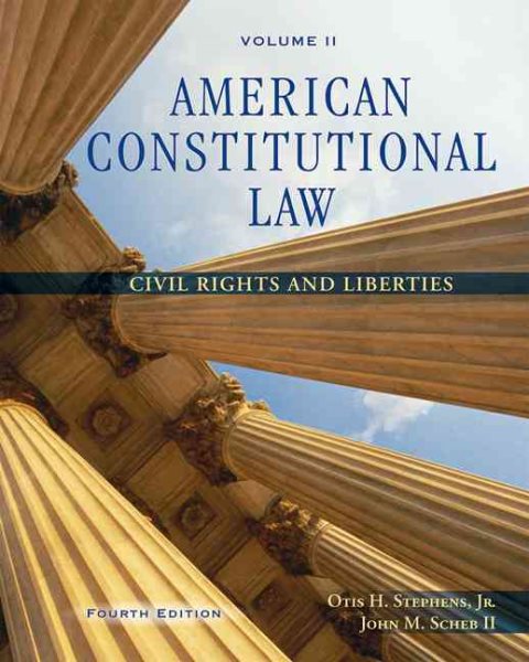 American Constitutional Law, Volume II: Civil Rights and Liberties cover