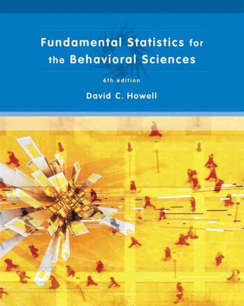 Fundamental Statistics for the Behavioral Sciences cover