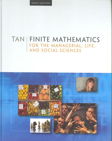 Finite Mathematics for the Managerial, Life, and Social Sciences cover