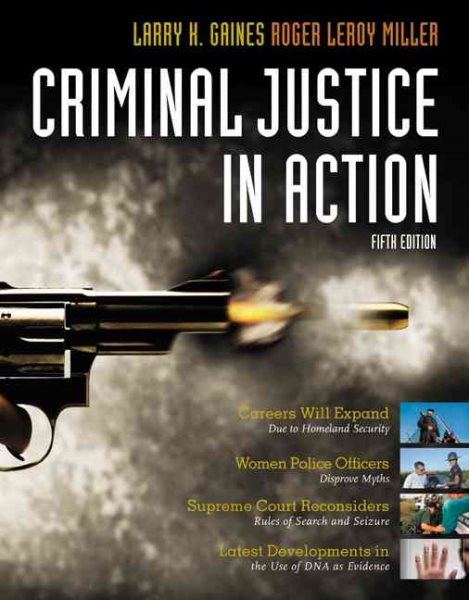 Criminal Justice in Action (Available Titles CengageNOW) cover