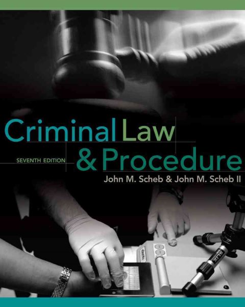 Criminal Law and Procedure cover