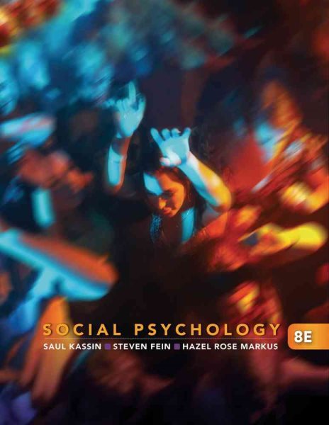 Social Psychology, 8th Edition cover
