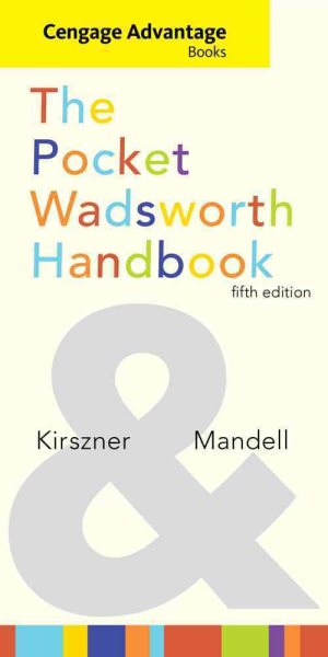 Cengage Advantage Books: The Pocket Wadsworth Handbook cover