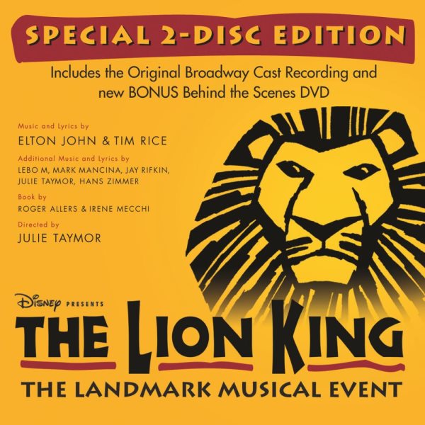 The Lion King (Original Broadway Cast Recording) (Special 2-Disc Edition) cover