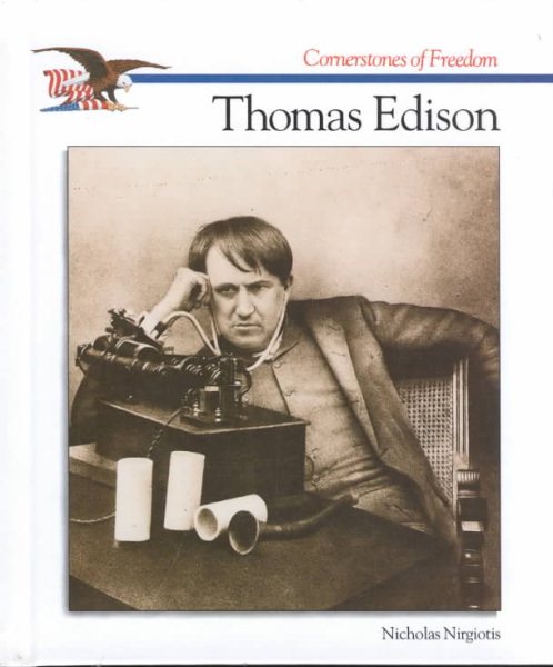 Thomas Edison (Cornerstones of Freedom Second Series) cover
