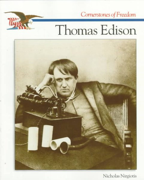 Thomas Edison (Cornerstones of Freedom) cover