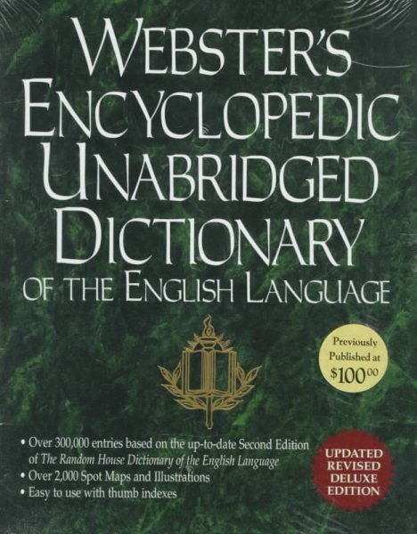 Webster's Encyclopedic Unabridged Dictionary, Second Edition cover