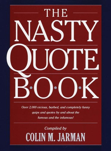 The Nasty Quote Book cover