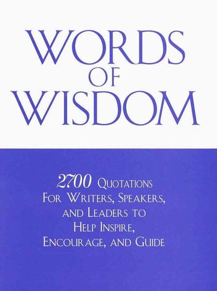 Words of Wisdom cover