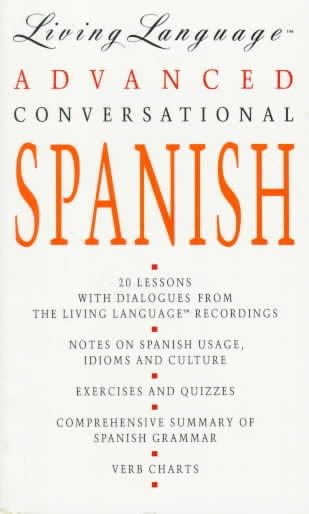 Advanced Conversational Spanish Manual cover
