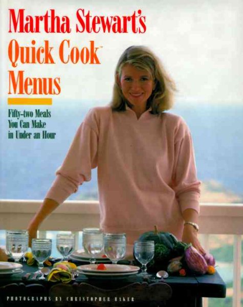 Martha Stewart's Quick Cook Menus cover