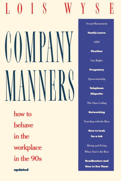 Company Manners: How to Behave in the Workplace in the 90s cover