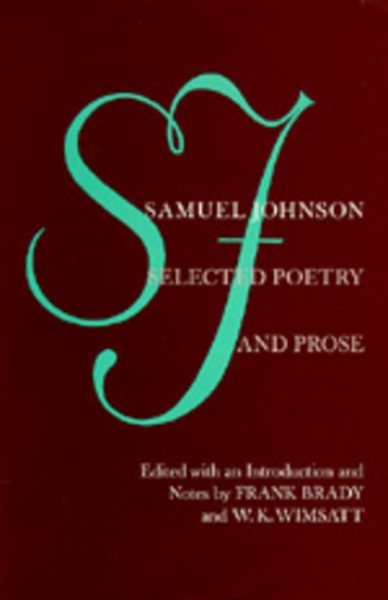 Samuel Johnson: Selected Poetry and Prose cover