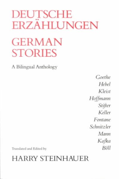 German Stories/Deutsche Erzählungen: A Bilingual Anthology cover