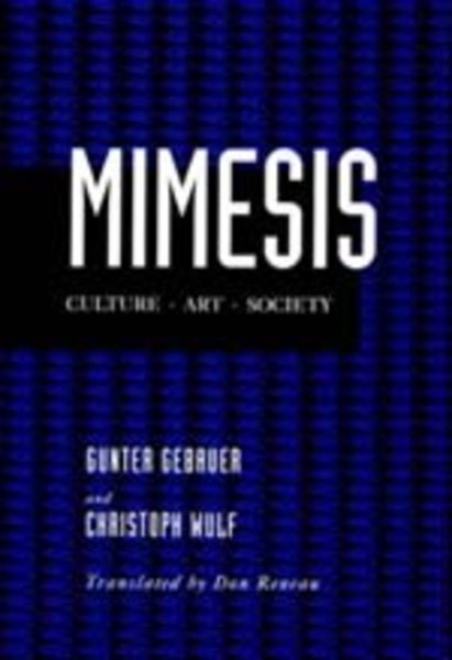 Mimesis: Culture - Art - Society cover