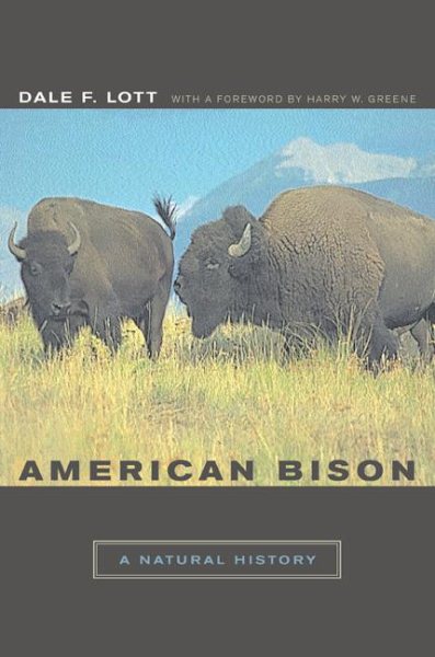 American Bison: A Natural History (Organisms And Environments) cover