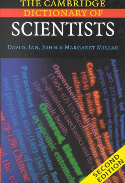 Camb Dictionary of Scientists 2ed cover