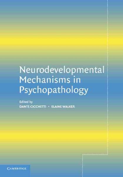 Neurodevelopmental Mechanisms in Psychopathology cover