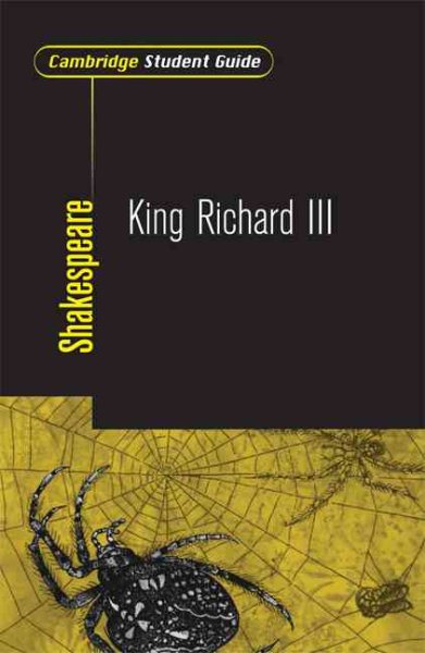 Cambridge Student Guide to King Richard III (Cambridge Student Guides) cover