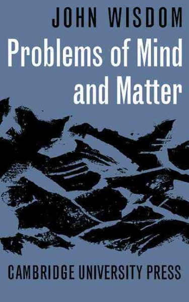 Problems of Mind and Matter cover