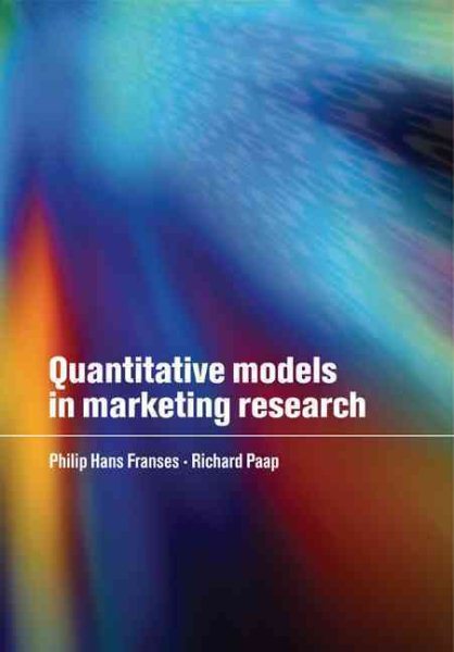 Quantitative Models in Marketing Research cover