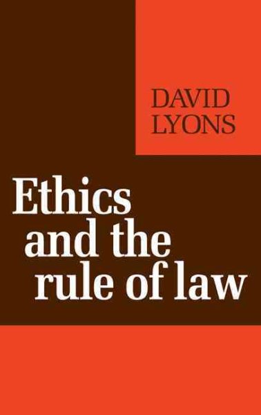 Ethics and the Rule of Law cover