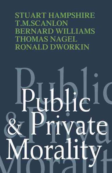Public and Private Morality cover