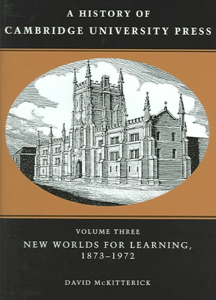 A History of Cambridge University Press Volume 3 cover