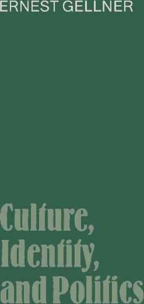 Culture, Identity, and Politics cover