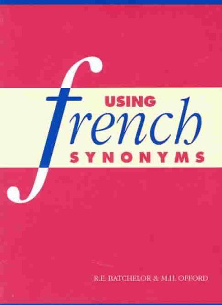 Using French Synonyms cover