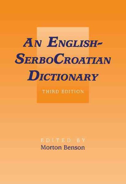 English-SerboCroatian Dictionary (SerboCroatian-English Dictionary 2 Volume Set)