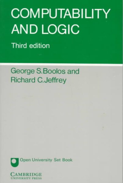 Computability and Logic cover
