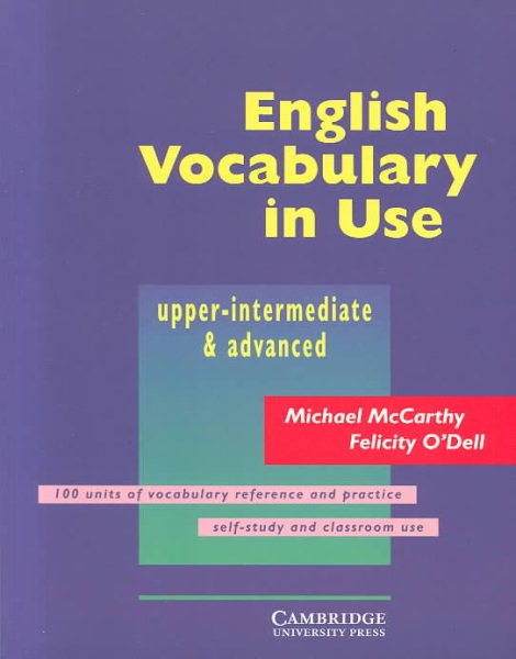 English Vocabulary in Use Upper-intermediate & advanced cover