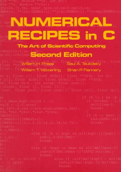 Numerical Recipes in C: The Art of Scientific Computing, Second Edition cover