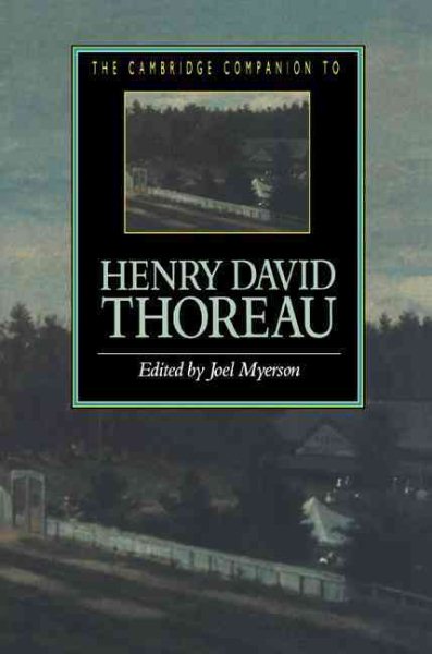 The Cambridge Companion to Henry David Thoreau (Cambridge Companions to Literature) cover